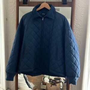 Uniqlo:C Pufftech Blouson Warm Padded Jacket Blue